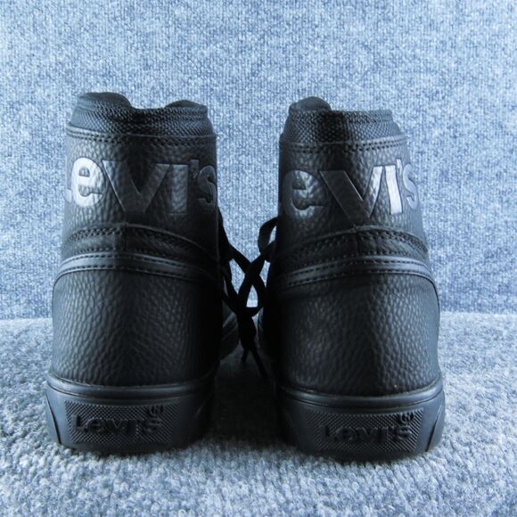 Levi's Men's Mason Hi Sneaker Black Synthetic Size 9M Gently Used 2025 - Picture 5 of 9